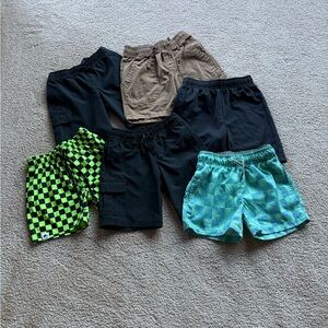 Lot of Boys 4/5 5 Shorts and 1 Swim Shorts